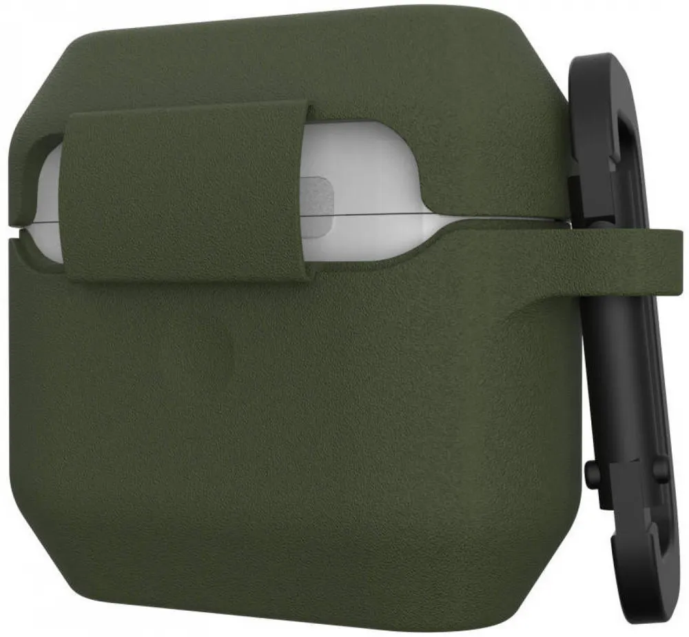 Чехол + карабин UAG Scout Case для Apple AirPods 3 Оливковый