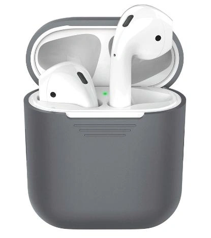 Силиконовый чехол Deppa для AirPods (47025) Gray