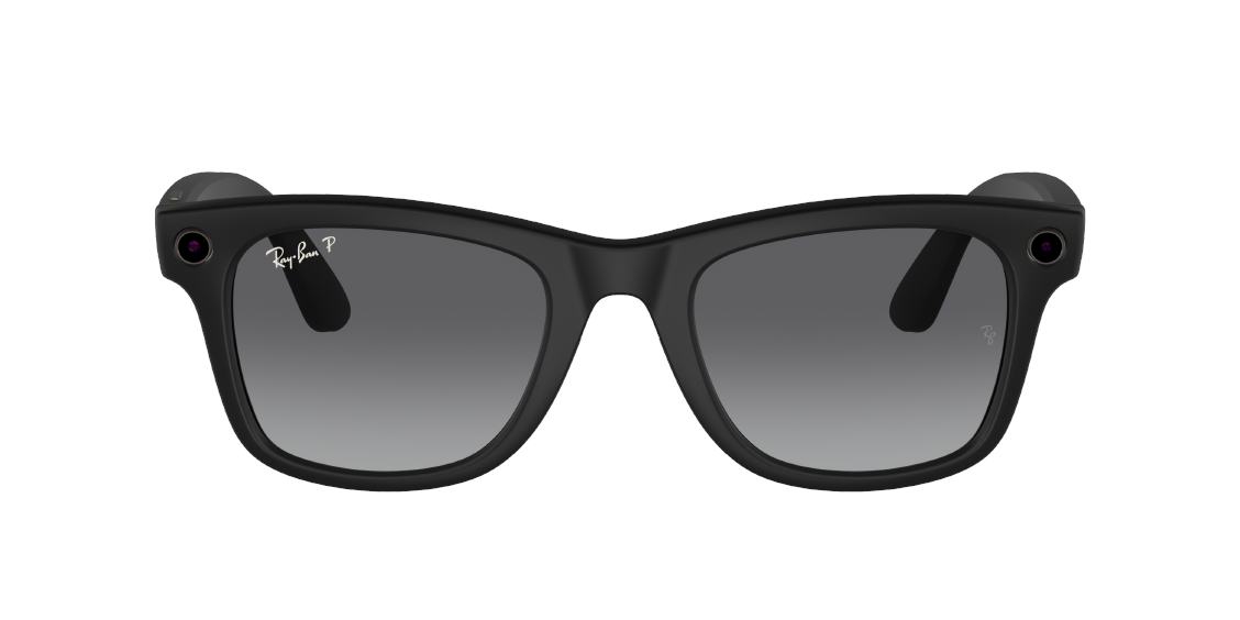Умные очки Ray-Ban Meta Wayfarer RW4008 Matte Black/Polar Gradient Graphite 601S/T3 размер L