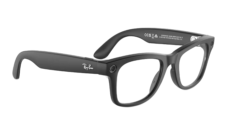 Смарт-очки Ray ban Wayfarer Matte Black / Transitions Graphite Green (RW4006) 601S/1M,  L