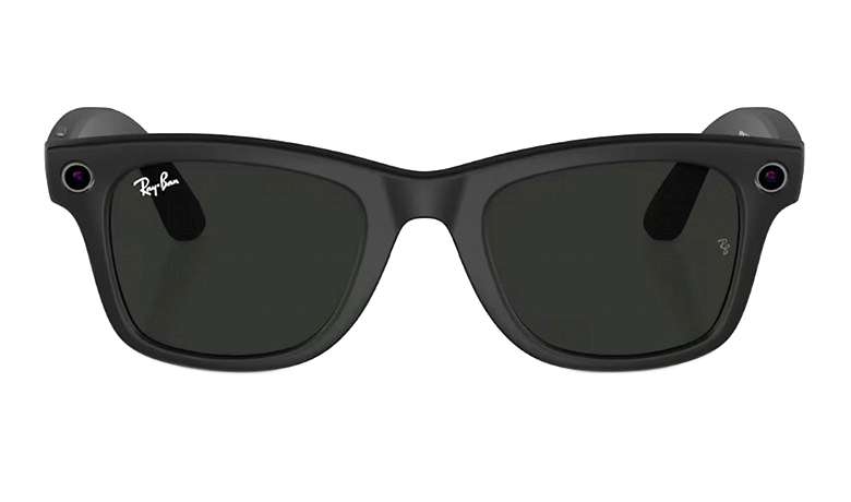 Смарт-очки Ray ban Wayfarer Matte Black / Transitions Graphite Green (RW4006) 601S/1M,  M