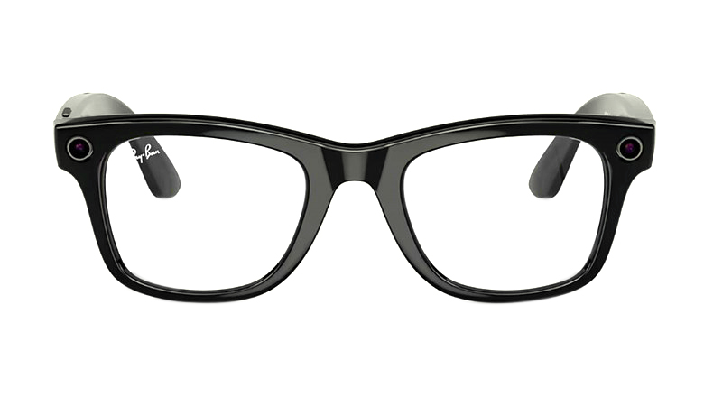 Смарт-очки Ray ban Wayfarer Shiny Black / Clear (RW4006) 601/SB,  M