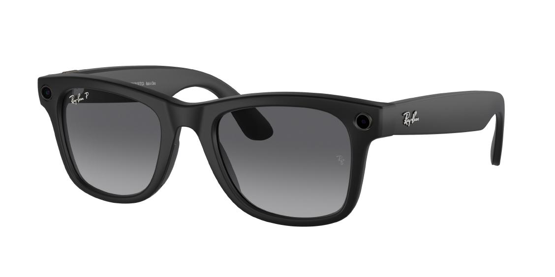 Умные очки Ray-Ban Meta Wayfarer RW4008 Matte Black/Polar Gradient Graphite 601S/T3 размер M