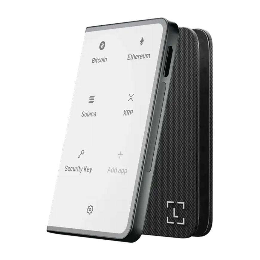 Аппаратный кошелек Ledger Stax + чехол Magnet Shell