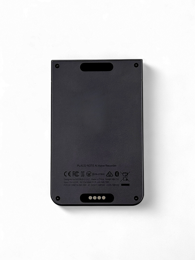 Диктофон Plaud Note с ChatGPT, 64 ГБ (Black | Черный)