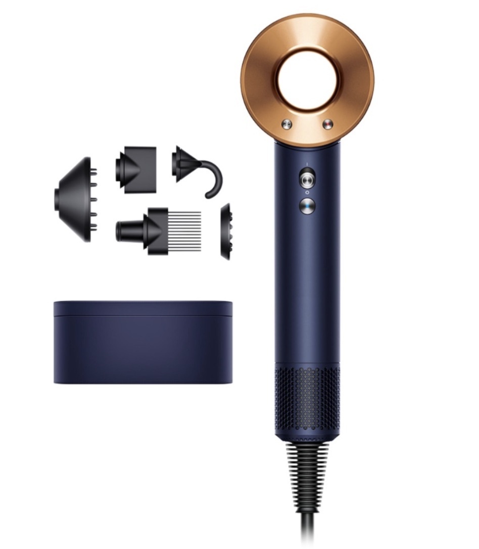 Фен Dyson Supersonic HD08 Gift Edition (Blue / Copper) с кейсом