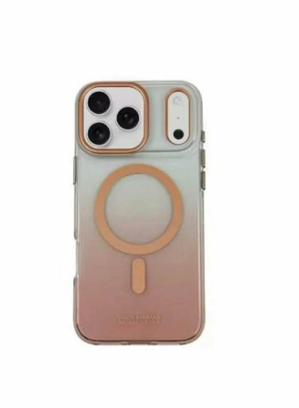 Чехол SANTA BARBARA для iPhone 17 Pro Max Augus Magsafe, Оранжевый