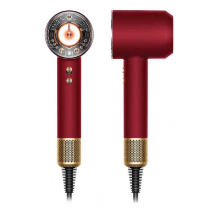 Фен Dyson Supersonic HD16 Nural Gift Edition (Red Velvet / Gold) с кейсом