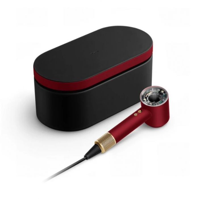 Фен Dyson Supersonic HD16 Nural Gift Edition (Red Velvet / Gold) с кейсом