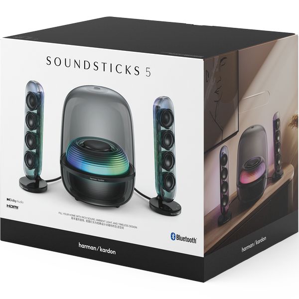 Портативная акустика Harman Kardon SoundSticks 5 (Черная)