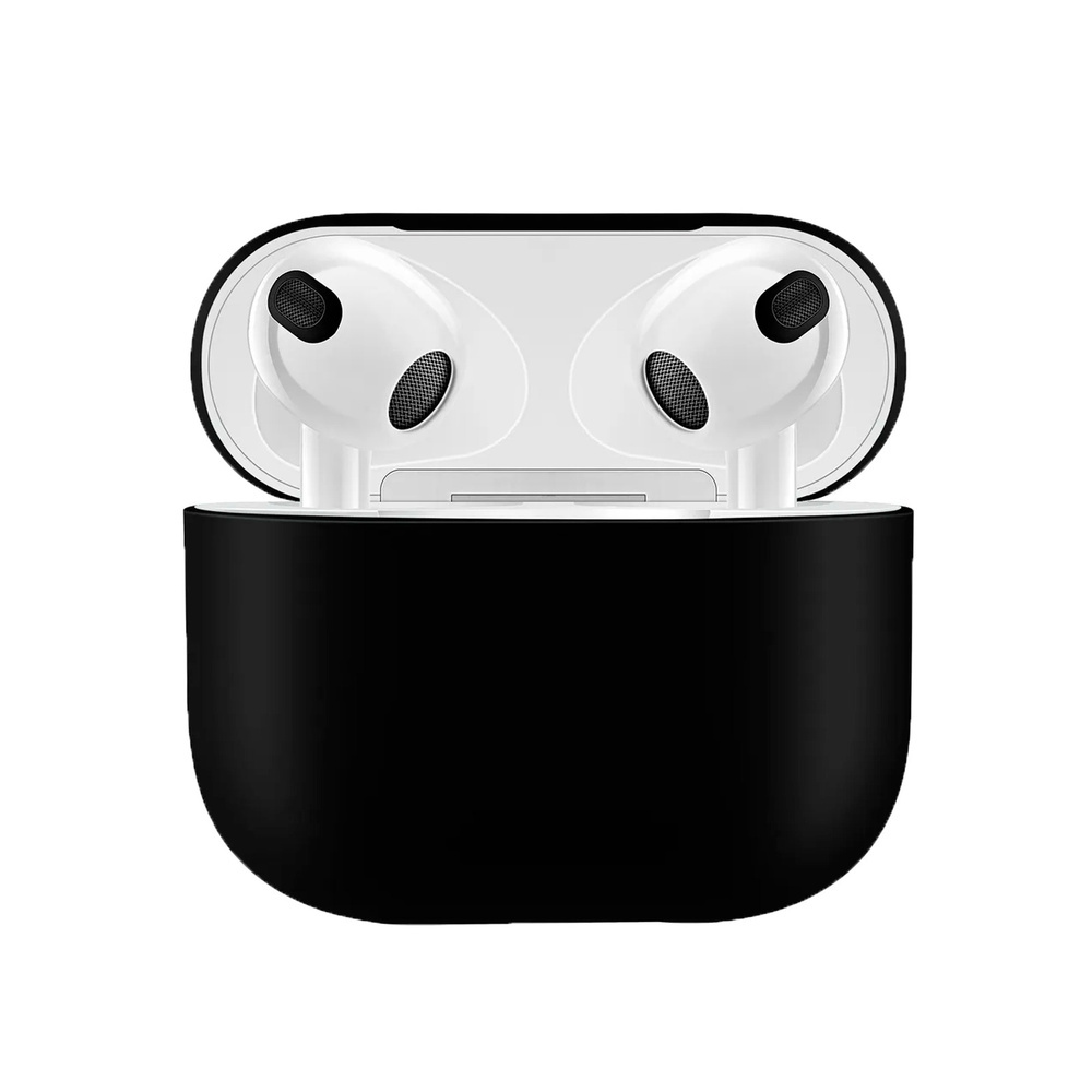 Чехол силиконовый для AirPods 3 Черный