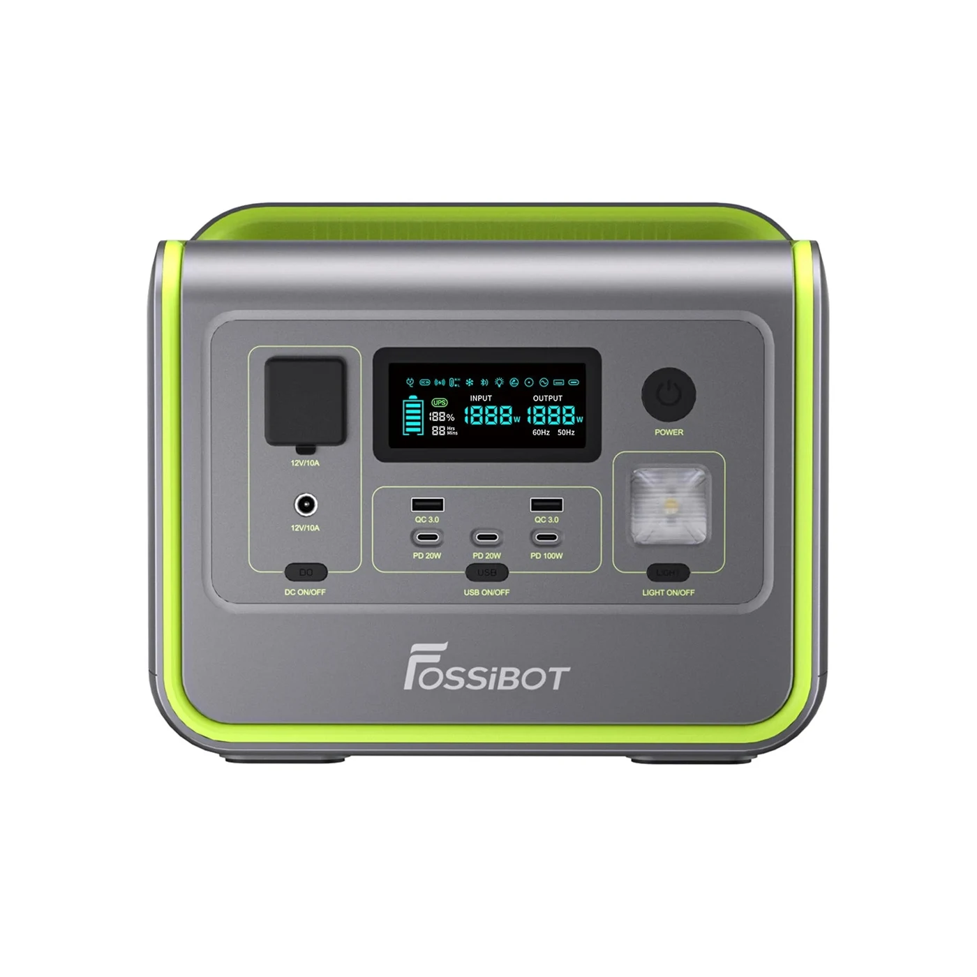 Портативная зарядная станция FOSSiBOT F800 EU (800 Вт, 512 Втч)